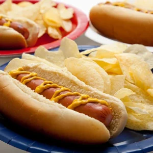 Menu Hot-dog & chips